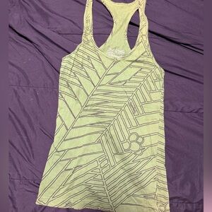 Manuhealii Olive Leaf Print Tank Top